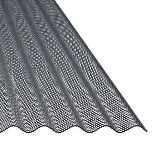 perlgrim / anthrazit grau : ACRYL Lichtplatte - Struktur